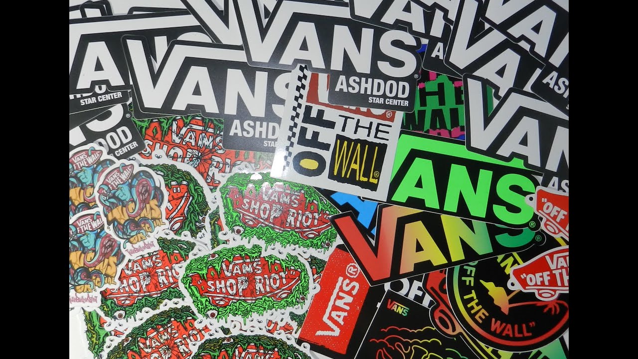 vans free stickers