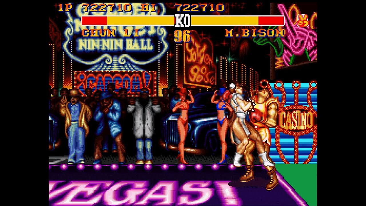 格闘乙女リョナ戦記 テスト【ストリートファイター２ターボ】本田、バイソン