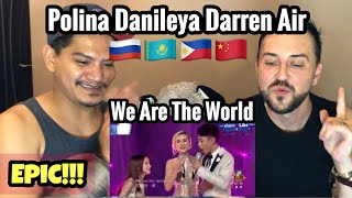 Singer Reacts| Polina 🇷🇺 Danileya 🇰🇿 Darren 🇵🇭 Air 🇨🇳 - We Are The World