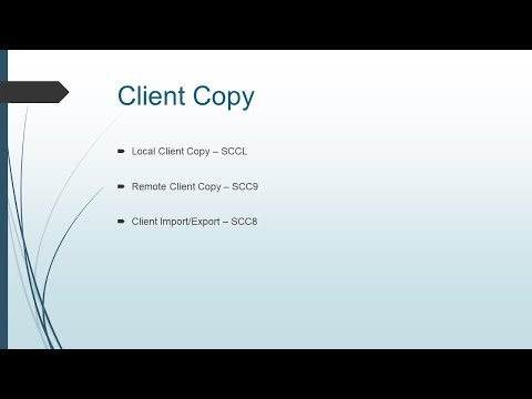 SAP BASIS - CLIENT ADMINISTRATION - PART 2 - CLIENT CREATION, CLIENT COPY & CLIENT DELETE