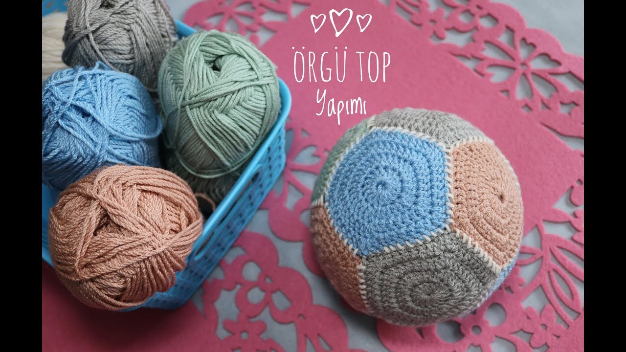 Amigurumi Futbol Topu Yapılışı Amigurumi Futbol Topu Yapılışı
