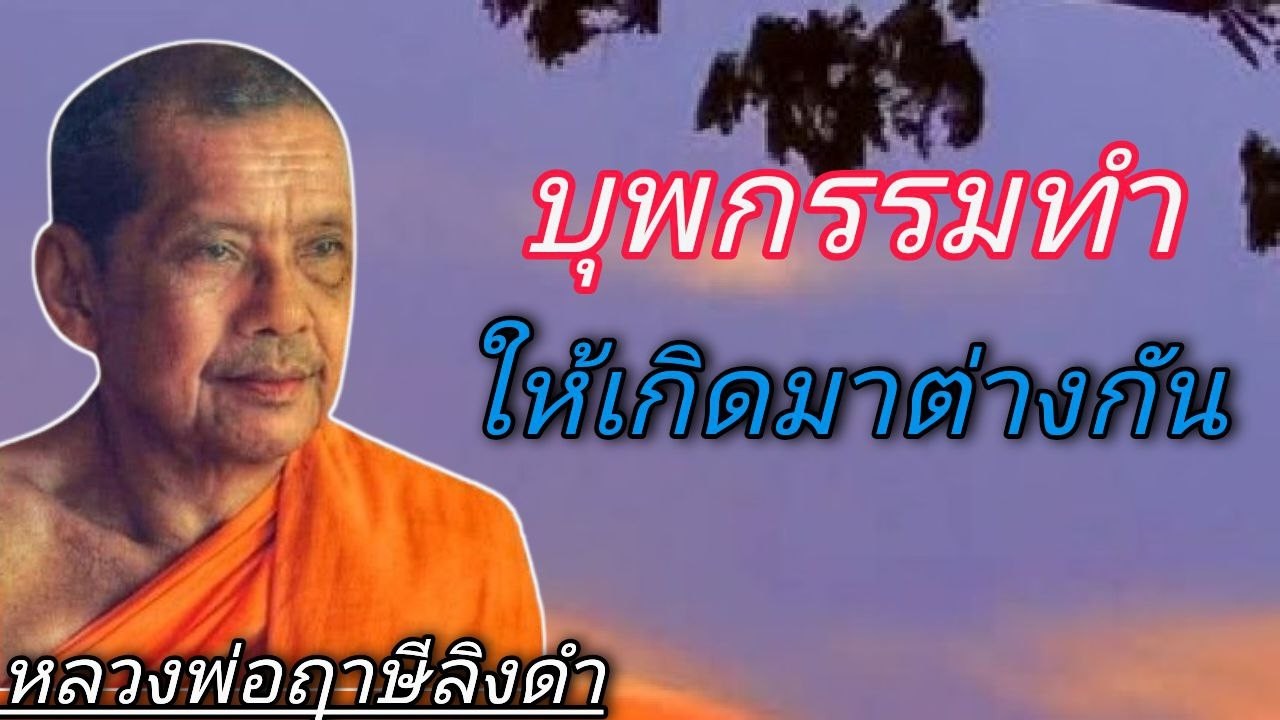บุพกรรมทำให้เกิดมาต่างกัน หลวงพ่อฤาษีลิงดำ #ช่องเสียงธรรมะ