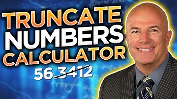 Truncate Numbers Calculator