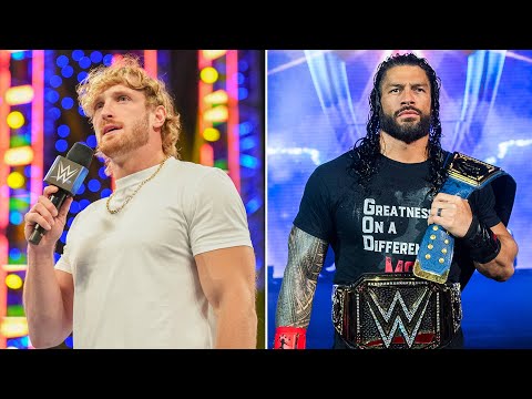 WWE Crown Jewel Press Conference with Roman Reigns and Logan Paul