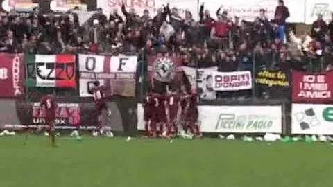 I gol di Mario Raso con l'Arezzo