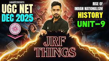 UGC NET History | UGC NET History Unit 9 Rise Of Indian Nationalism By Jawed sir