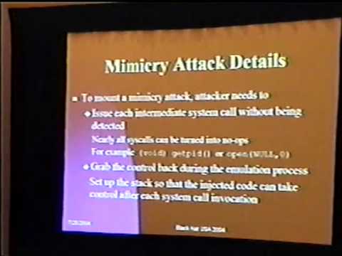 Black Hat USA 2004 - Program Semantics-Aware Intrusion Detection blackhat 2015