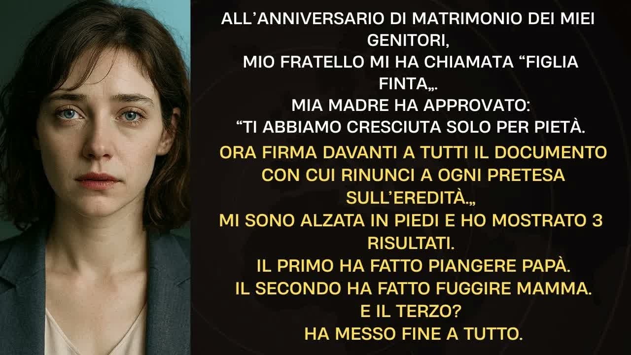 MI HANNO CHIAMATO ORFANA PER 25 ANNI    Il Test del DNA ha Svelato l Orribile Segreto