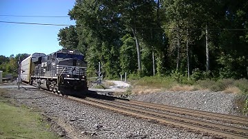 Norfolk Southern 298 EB w/ NS Wolf & Solo ES40DC! Mableton,Ga 10-18-2015©