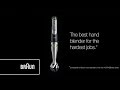 Braun MultiQuick 9 Hand Blender - The best hand blender for the hardest jobs.*