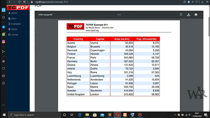 How to Generate PDF File or Invoice using TCPDF in PHP