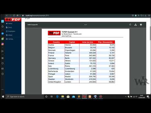 How to Generate PDF File or Invoice using TCPDF in PHP