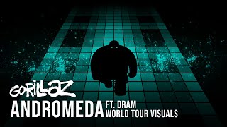 Gorillaz - Andromeda ft. Shelley FKA DRAM (World Tour) Visuals