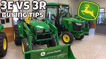 John Deere 3E vs 3R!