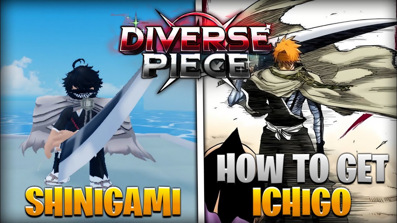 Diverse Piece | ICHIGO KUROSAKI | Showcase + Tutorial Como Obter Ichigo (Op Sword) 