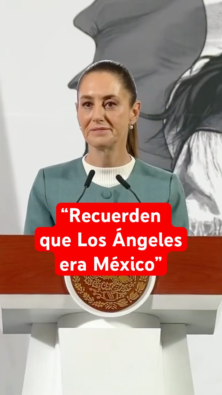 Sheinbaum reitera continuar apoyando a Los Ángeles tras Incendios #shorts