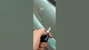 كيف غلق أبواب سيارة 307باي المفتاح 