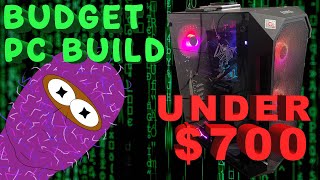 Budget Gaming PC Under $700 - 2024