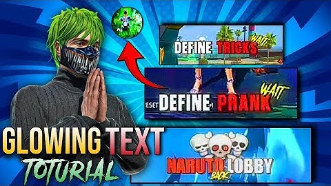 GLOWING TEXT 🔥 TOTURIAL IN CAPCUT LIKE @PGL_DRKRAI77 and @PGLFLASHFF | CAPCUT TOTURIAL