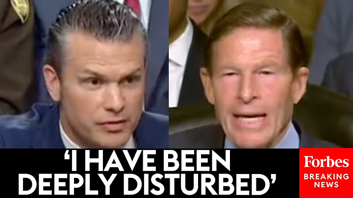 Blumenthal Asks Defense Sec. Hegseth: Do You Have Plans For The Use Of The US Military In America?