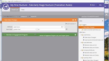 7.8 Hands on TransitionRules in EngagementPrograms | MarketoTraining : Plan&ExecuteNurturingCampaign