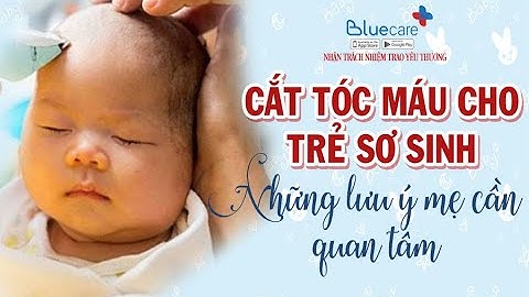 Cắt tóc máu cho trẻ sơ sinh những lưu ý mẹ cần quan tâm | BLUECARE
