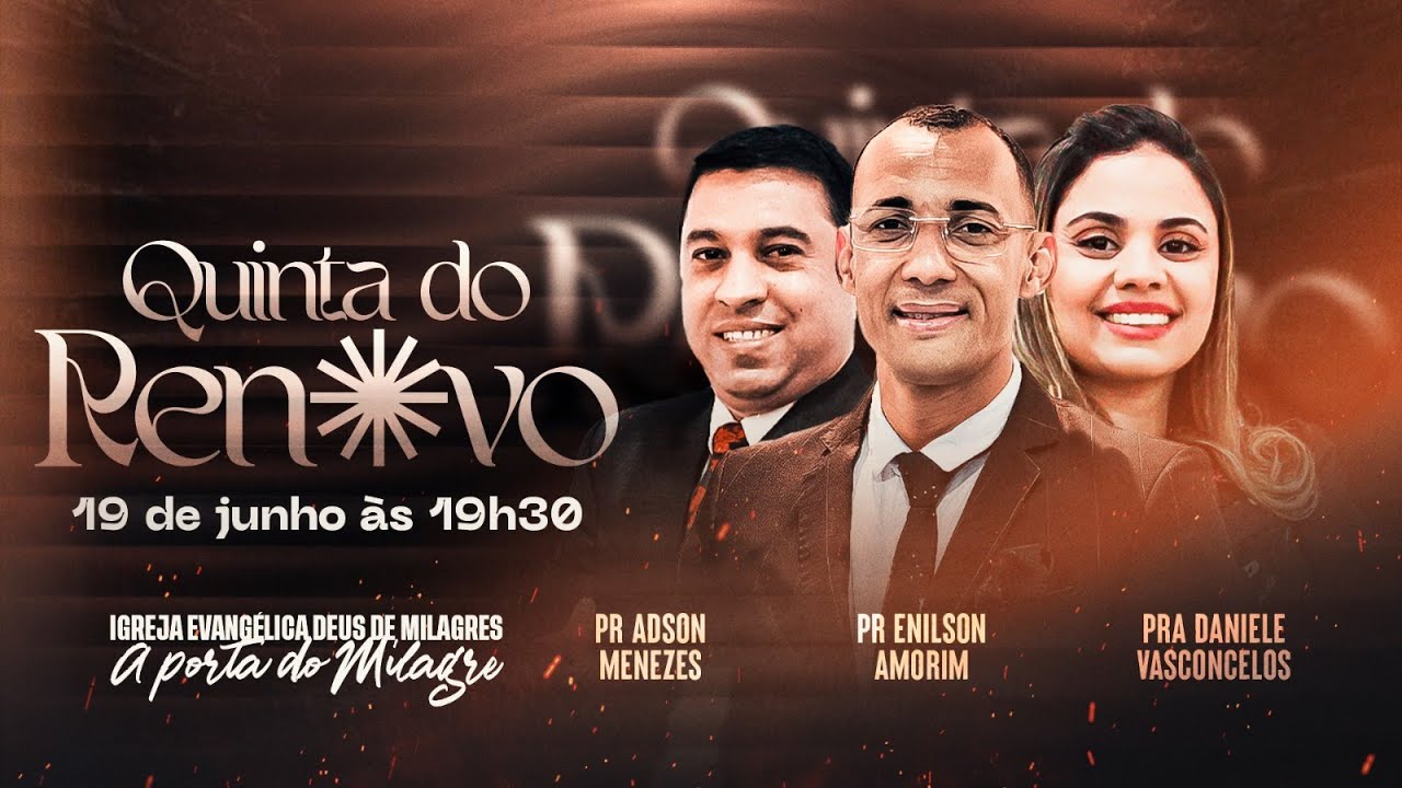 Quinta do Renovo || Pr. Enilson Amorim || 19/06/2025