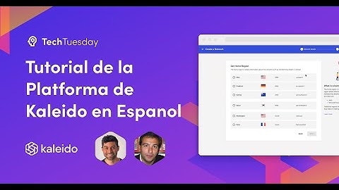 Tutorial de la Platforma de Kaleido en Español