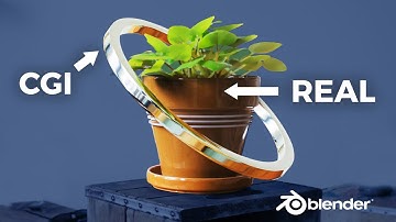 Composite CGI Around Real Object - Blender VFX Tutorial (FULL)