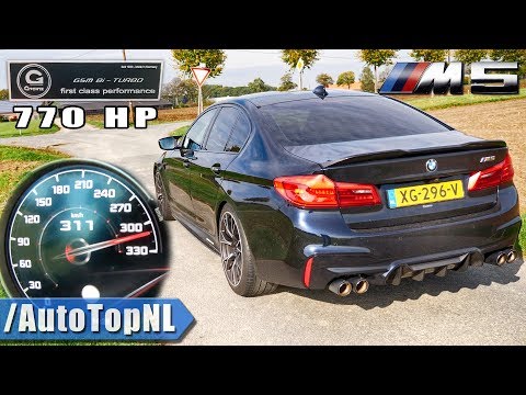 BMW M5 F90 G POWER 770HP | 0-311km/h ACCELERATION & TOP SPEED By AutoTopNL