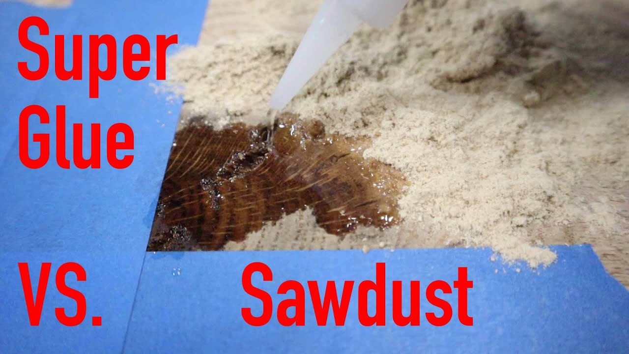 What Happens When You Mix Super Glue And Sawdust?? YouTube