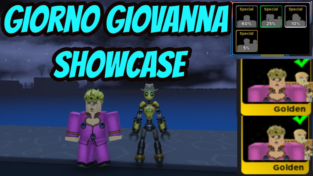 Where to find Giorno Giovanna in ANIME FIGHTING SIMULATOR