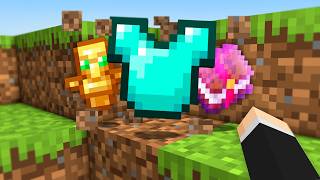 Minecraft ama BLOK KIRDIĞIMDA RASTGELE EŞYA DÜŞÜYOR!