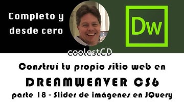 Dreamweaver CS 6 - Paso 18 - Slider de imágenes en JQuery
