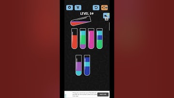 Water Colour Sort Level 54 | #shorts #trending #shortsfund