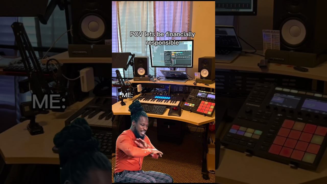 Don’t judge me #makingmusic #musicproducer #beatmaking #producer #edm #dj #producer #studiosetup