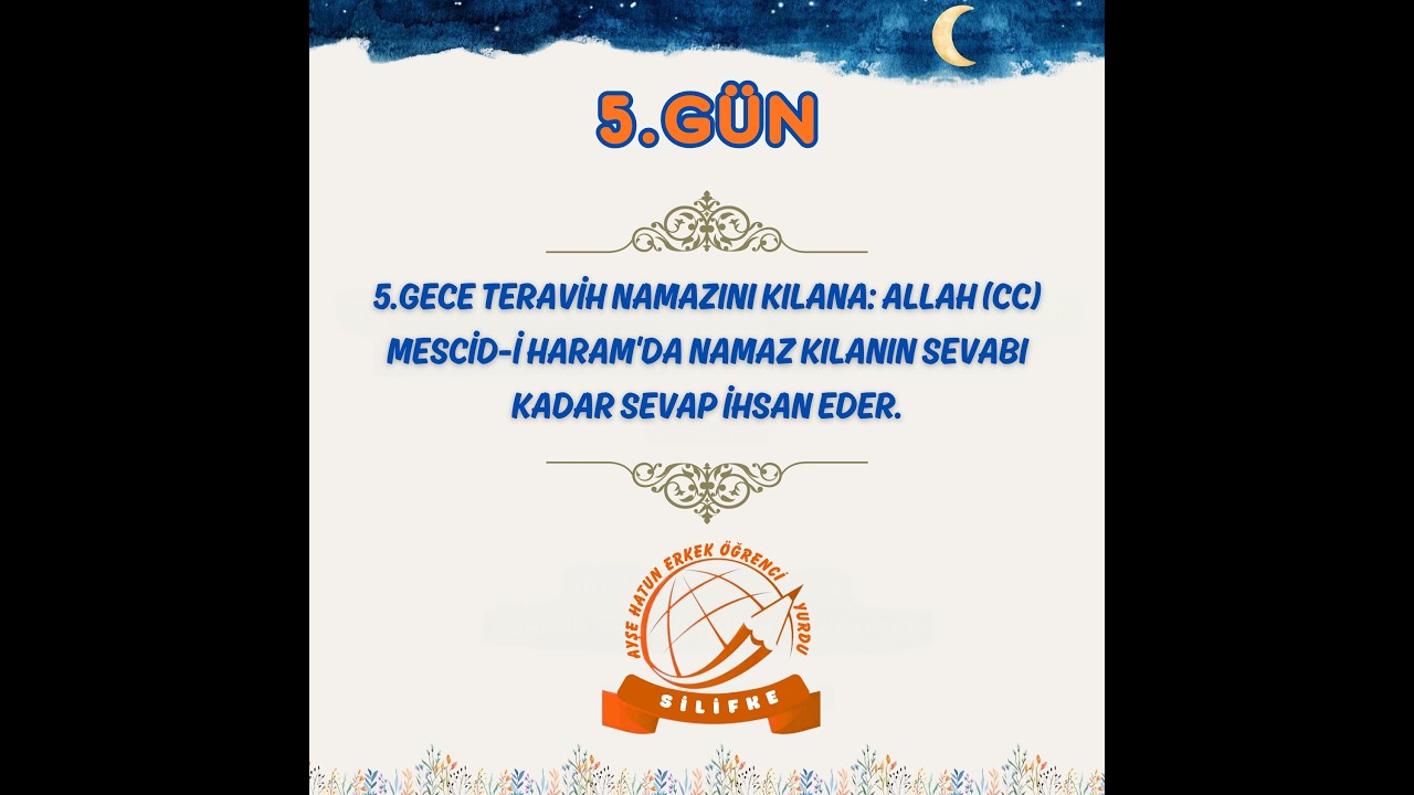 RAMAZAN I ŞERİF 5