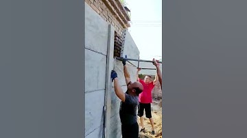 The process of installing cement boards = Good tools can improve efficiency.