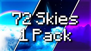 Best Minecraft Sky Overlay Pack 72 Skies in 1 Hypixel bedwars
