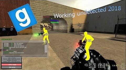Gmod Hacks/ Working of 2023 Undetected!!