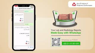 View your Lab Reports on AKUH WhatsApp screenshot 5