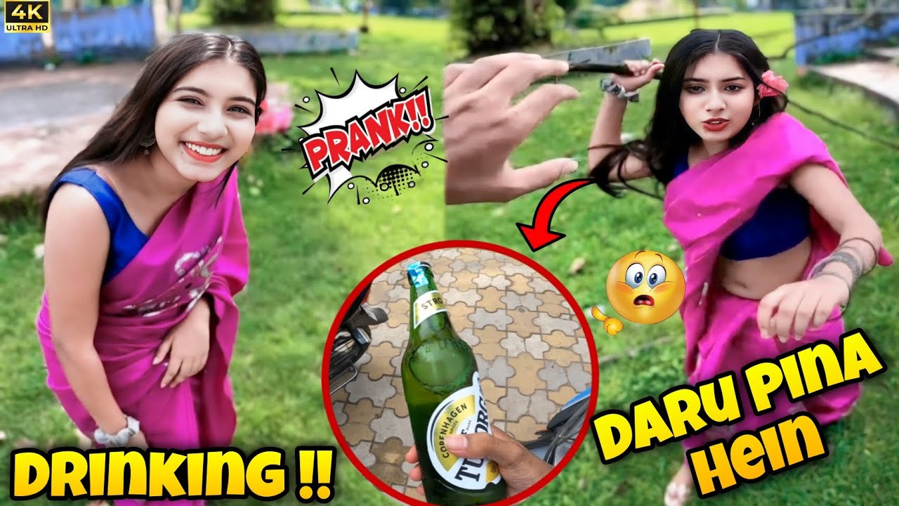 Girlfriend Ki Paiso Se Drink Kiya😉||Got Angry ❤️‍🩹🤬 @Ankur-000