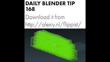 Daily Blender Tip 168 - Flipping normals on multiple objects