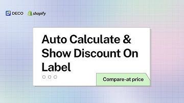 How To Auto-calculate & Show Discount For Sale Products (Compare-at Price)