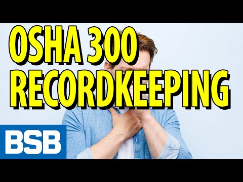 OSHA 300 Recordkeeping
