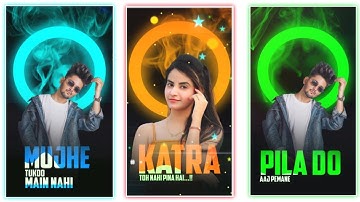 Lyrics whatsapp status video editing | light effect status editing | kinemaster | status kaise banay