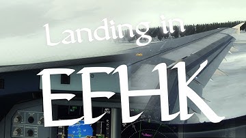 FSX Aerosoft Airbus X Extended a321 landing in Helsinki [HD]