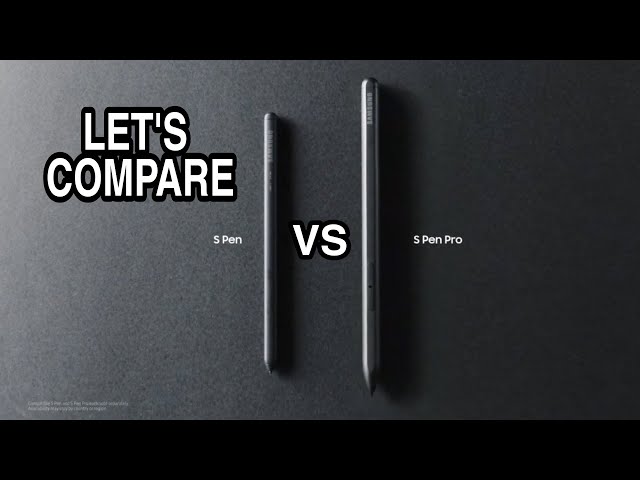 Samsung Galaxy S-Pen Pro vs S-Pen Fold Edition: What are the differences