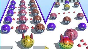 Ball Merge 2048! Ball Run Game Levels (157-165) Android iOS Gameplay