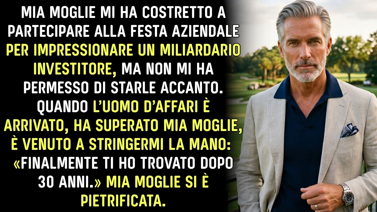 Mia moglie mi portò a una cena elegante per farmi fare bella figura davanti a un miliardario, ma lui passò la serata a guardare solo me. “Nel 1994 mi hai tirato fuori da sotto quelle travi,”...